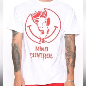 Mind control Graphic Shirt short sleeve Fashion Nova